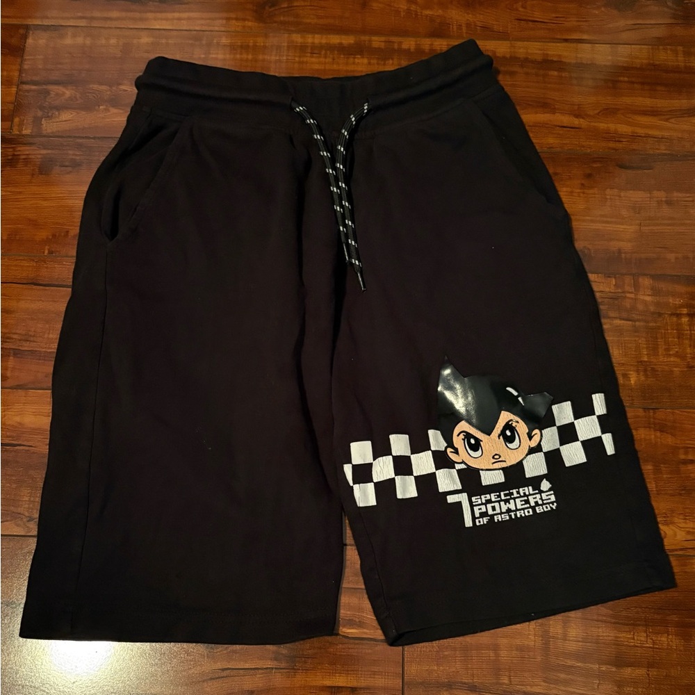 Men’s Southpole X Astro Boy Cotton Black and white Shorts Size Small
